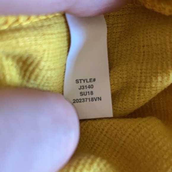 Madewell Crosshatch Side-Tie Dress Texture & Thread Celestial Gold - Picture 7 of 7